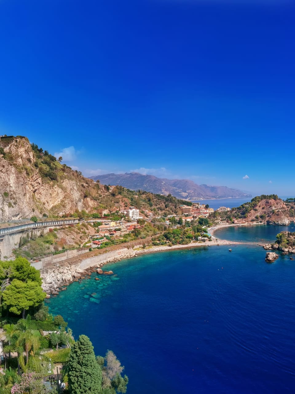Isola bella, nahe Taormina, Sizilien