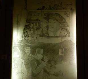 Glaserne Scheune - Glasbild 