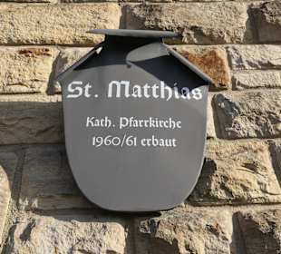 Die katholische Kirche St. Matthias in Gochsheim