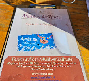 Speisekarte