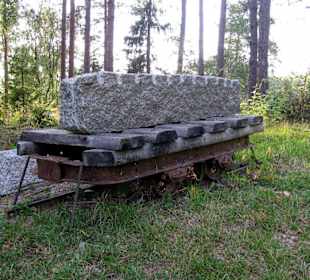So wurde früher Granit aus dem Steinbruch gebracht