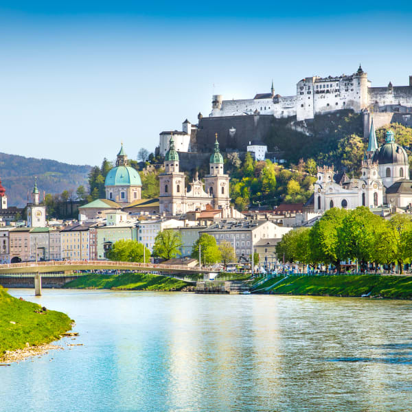 Blick auf die Festung Hohensalzburg