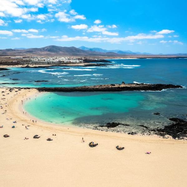 Playa de la Concha, Fuerteventura, Spanien