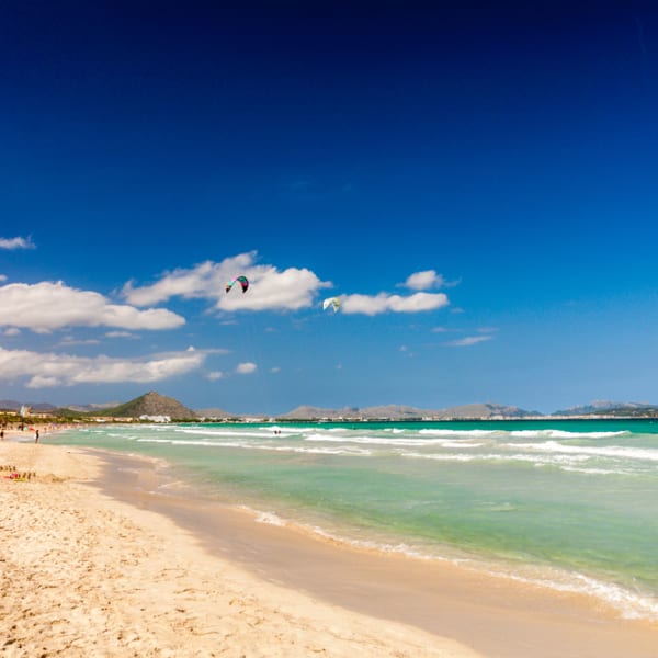 Sandstrand am Playa de Muro auf Mallorca